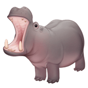 Émoji 🦛 Hippopotame sur Facebook 13.1.