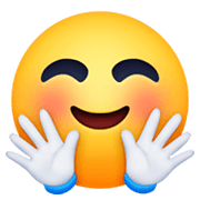 Emoji 🤗 Faccina Che Abbraccia su Facebook 13.1.