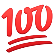 Emoji 💯 100 Punti su Facebook 13.1.