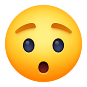 😯 Emoji verdutztes Gesicht Facebook 13.1.