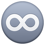 Emoji ♾️ Simbolo Dell’infinito su Facebook 13.1.