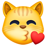 😽 Emoji küssende Katze Facebook 13.1.