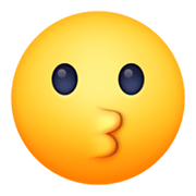 Emoji 😗 Faccina Che Bacia su Facebook 13.1.