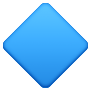 Emoji 🔷 Rombo Blu Grande su Facebook 13.1.