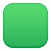 🟩 Emoji grünes Viereck Facebook 13.1.