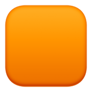 🟧 Emoji oranges Viereck Facebook 13.1.