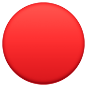 Emoji 🔴 Cerchio Rosso su Facebook 13.1.