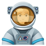 👨🏻‍🚀 Emoji Astronaut: helle Hautfarbe Facebook 13.1.