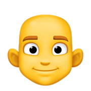 👨‍🦲 Emoji Homem: Careca na Facebook 13.1.