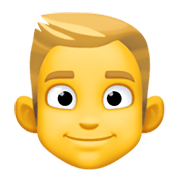 Emoji 👱‍♂️ Uomo Biondo su Facebook 13.1.