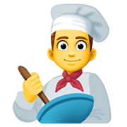 Emoji 👨‍🍳 Cuoco su Facebook 13.1.
