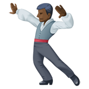 🕺🏿 Emoji Homem Dançando: Pele Escura na Facebook 13.1.