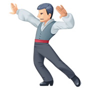🕺🏻 Emoji Hombre Bailando: Tono De Piel Claro en Facebook 13.1.