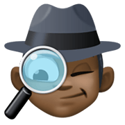 🕵🏿‍♂️ Emoji Detektiv: dunkle Hautfarbe Facebook 13.1.