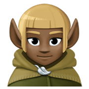 🧝🏿‍♂️ Emoji Elf: dunkle Hautfarbe Facebook 13.1.