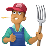 👨🏽‍🌾 Emoji Agricultor: Tono De Piel Medio en Facebook 13.1.