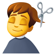 💇‍♂️ Emoji Mann beim Haareschneiden Facebook 13.1.