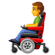 👨‍🦼 Emoji Homem Em Cadeira De Rodas Motorizada na Facebook 13.1.