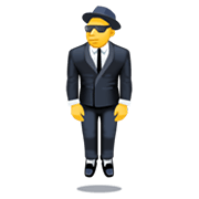 Emoji 🕴️‍♂️ Uomo in giacca e cravatta levitante su Facebook 13.1.