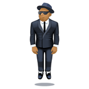 Emoji 🕴🏾‍♂️ Uomo in giacca e cravatta levitante: Carnagione Abbastanza Scura su Facebook 13.1.