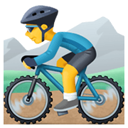 🚵‍♂️ Emoji Hombre En Bicicleta De Montaña en Facebook 13.1.
