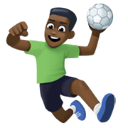 🤾🏿‍♂️ Emoji Handballspieler: dunkle Hautfarbe Facebook 13.1.
