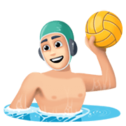 🤽🏻‍♂️ Emoji Wasserballspieler: helle Hautfarbe Facebook 13.1.