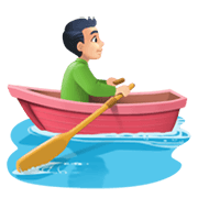 Emoji 🚣🏻‍♂️ Uomo In Barca A Remi: Carnagione Chiara su Facebook 13.1.