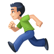 🏃🏻‍♂️ Emoji Hombre Corriendo: Tono De Piel Claro en Facebook 13.1.