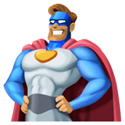 🦸🏽‍♂️ Emoji Homem Super-herói: Pele Morena na Facebook 13.1.