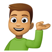 💁🏽‍♂️ Emoji Empleado De Mostrador De Información: Tono De Piel Medio en Facebook 13.1.