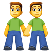 Emoji 👬 Due Uomini Che Si Tengono Per Mano su Facebook 13.1.