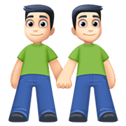 👬🏻 Emoji händchenhaltende Männer: helle Hautfarbe Facebook 13.1.