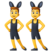👯‍♂️ Emoji Hombres Con Orejas De Conejo en Facebook 13.1.