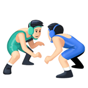 🤼🏻‍♂️ Emoji Hombres Luchando, Tono De Piel Claro en Facebook 13.1.