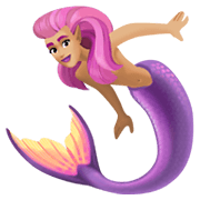 Emoji 🧜🏼‍♀️ Sirena Donna: Carnagione Abbastanza Chiara su Facebook 13.1.