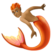 Emoji 🧜🏾 Sirena: Carnagione Abbastanza Scura su Facebook 13.1.