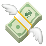 💸 Emoji Geldschein mit Flügeln Facebook 13.1.