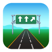 Emoji 🛣️ Autostrada su Facebook 13.1.