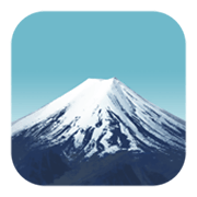Émoji 🗻 Mont Fuji sur Facebook 13.1.