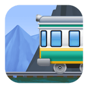 Émoji 🚞 Train De Montagne sur Facebook 13.1.