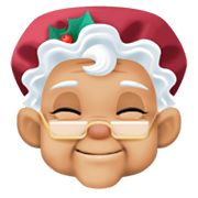 🤶🏼 Emoji Mamá Noel: Tono De Piel Claro Medio en Facebook 13.1.