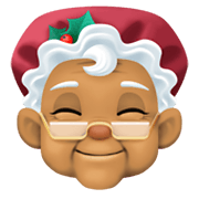 🤶🏽 Emoji Mamá Noel: Tono De Piel Medio en Facebook 13.1.