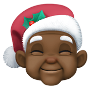 Emoji 🧑🏿‍🎄 Santa Claus: Carnagione Scura su Facebook 13.1.