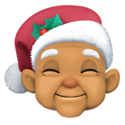 🧑🏽‍🎄 Emoji Weihnachtsperson: mittlere Hautfarbe Facebook 13.1.