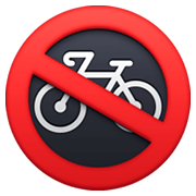 🚳 Emoji Fahrräder verboten Facebook 13.1.
