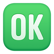 🆗 Emoji Botón OK en Facebook 13.1.