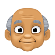 👴🏽 Emoji Anciano: Tono De Piel Medio en Facebook 13.1.