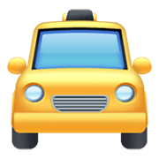 🚖 Emoji Vorderansicht Taxi Facebook 13.1.
