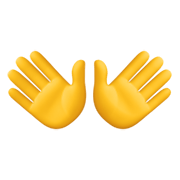👐 Emoji offene Hände Facebook 13.1.